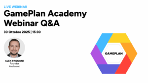 GamePlan Academy - Webinar mensile